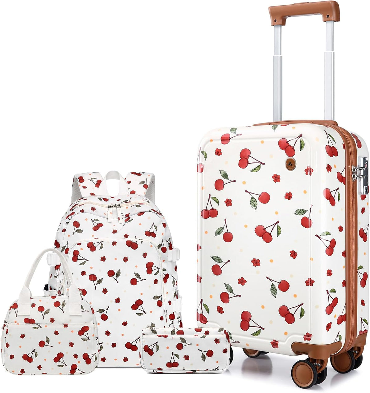 Somago Juego de equipaje para niños de 4 piezas con mochila para ni...