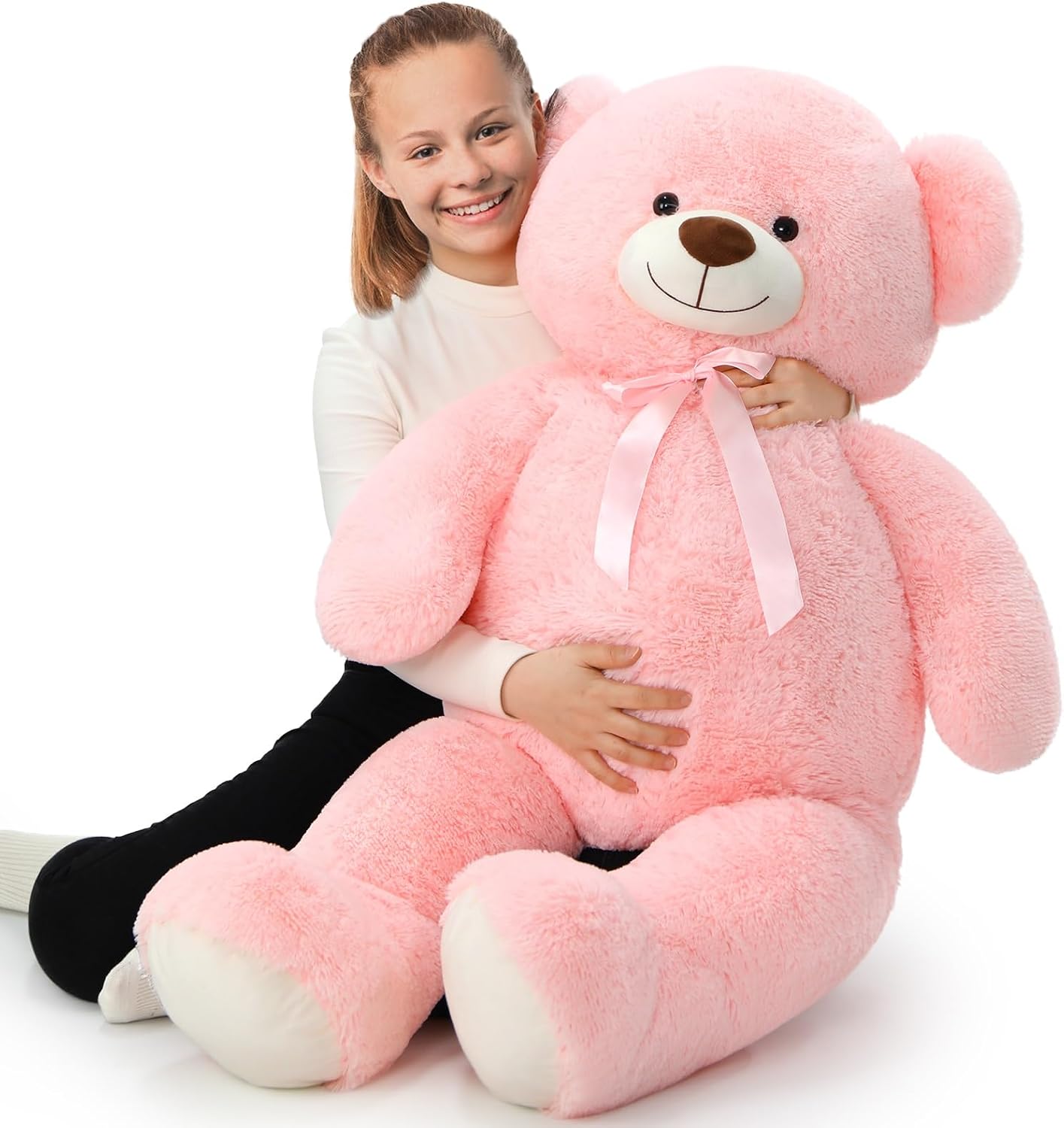 Tezituor Oso de peluche gigante de 52 pulgadas, oso de peluche gran...