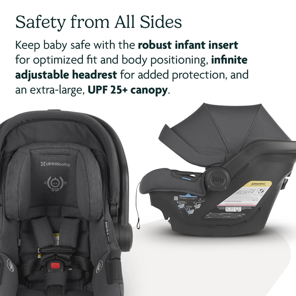 UPPAbaby Mesa Max Asiento de automóvil infantil con pata de carga y...