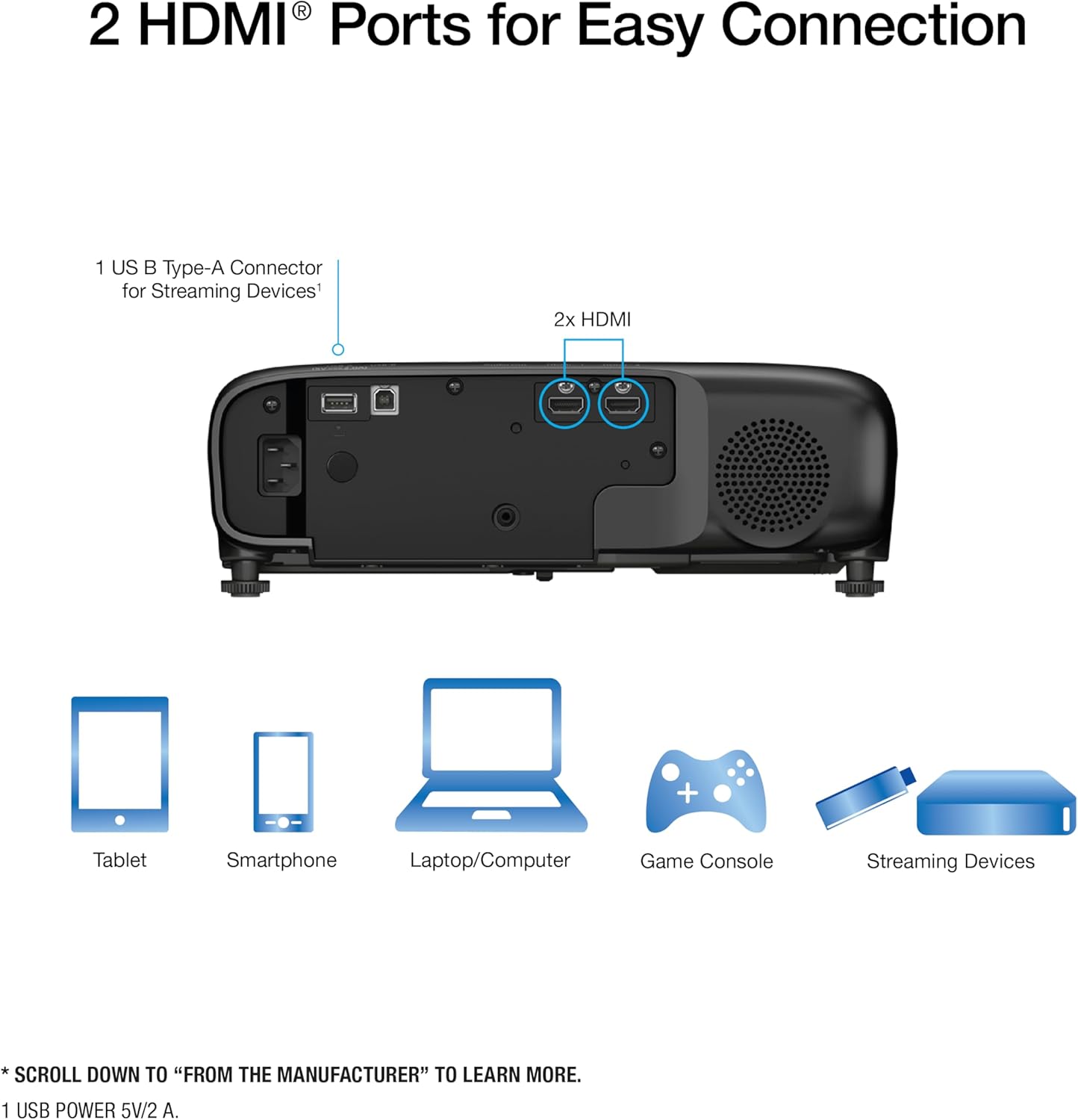 Epson Pro EX9270 - Proyector inalámbrico 1080p 3LCD, 4,100 lúmenes...