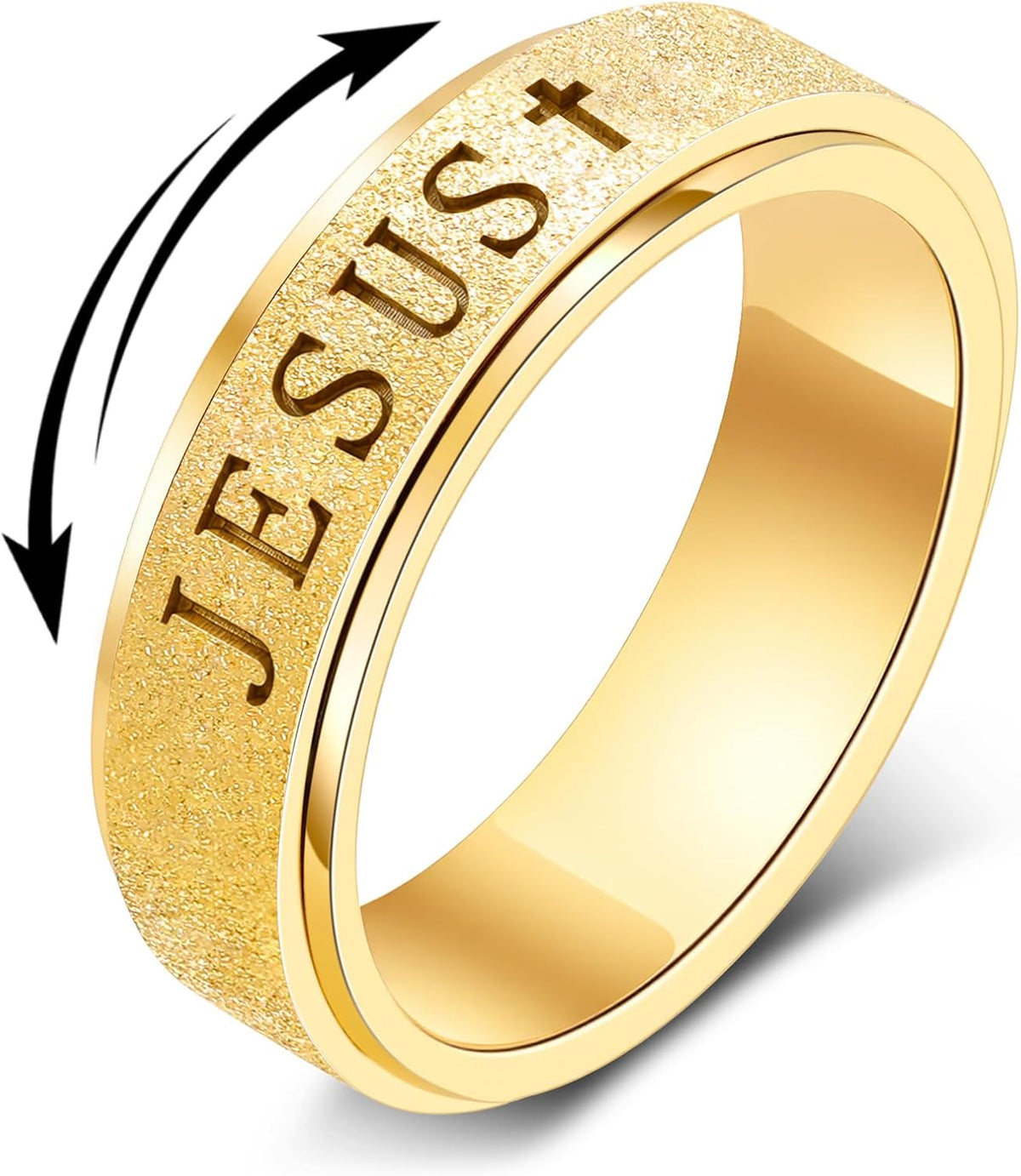 Anillo de ansiedad giratorio para mujeres: juguetes para jugar con...