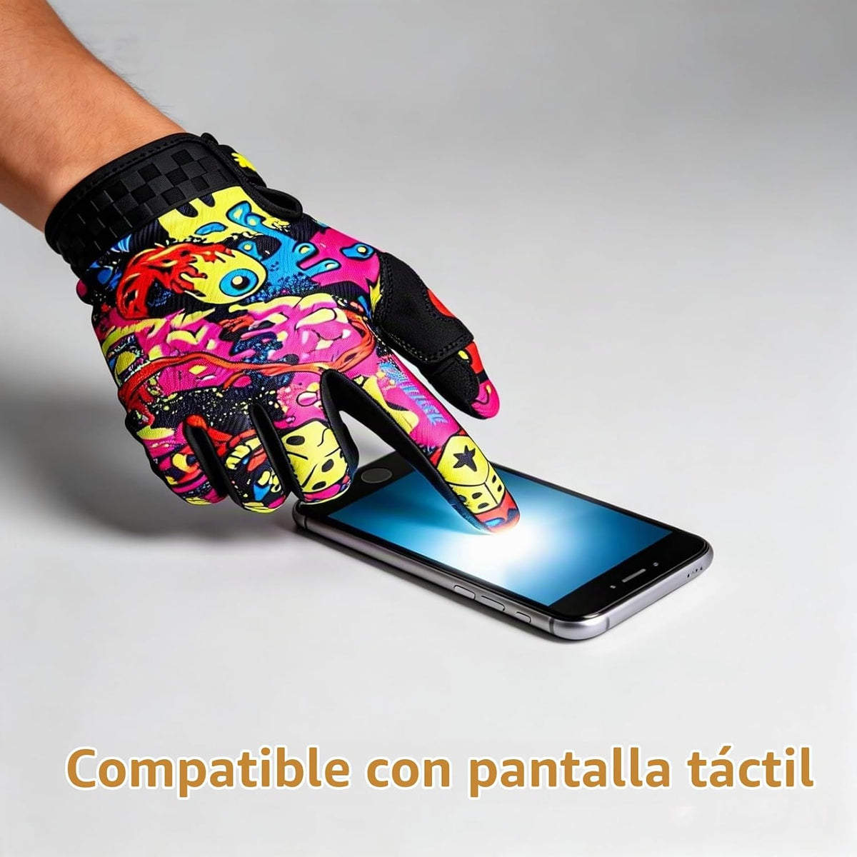TATACLEA Monster Graffiti - Guantes de motocicleta para motocross,...