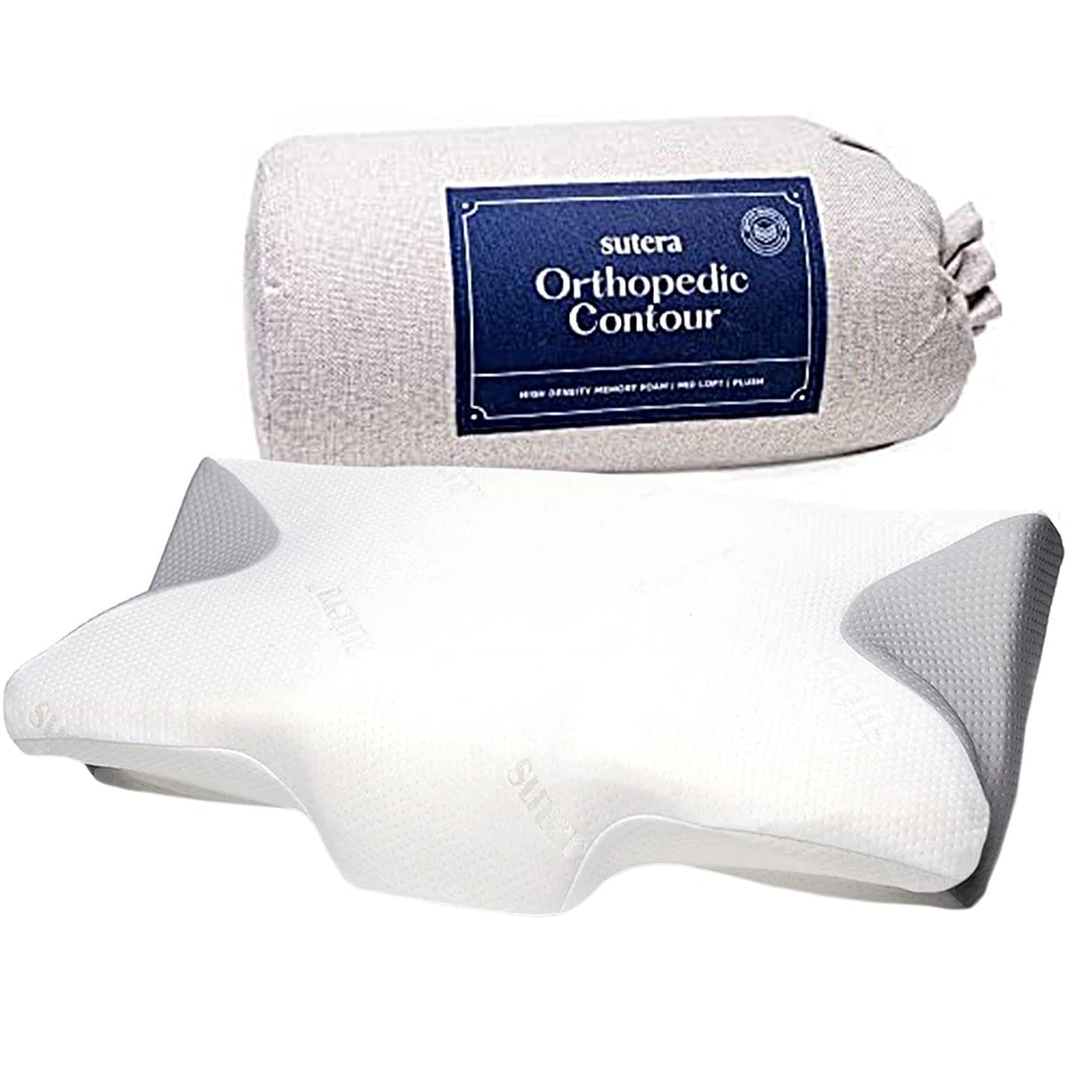 SUTERA - Almohada Dream de espuma viscoelástica de contorno profund...