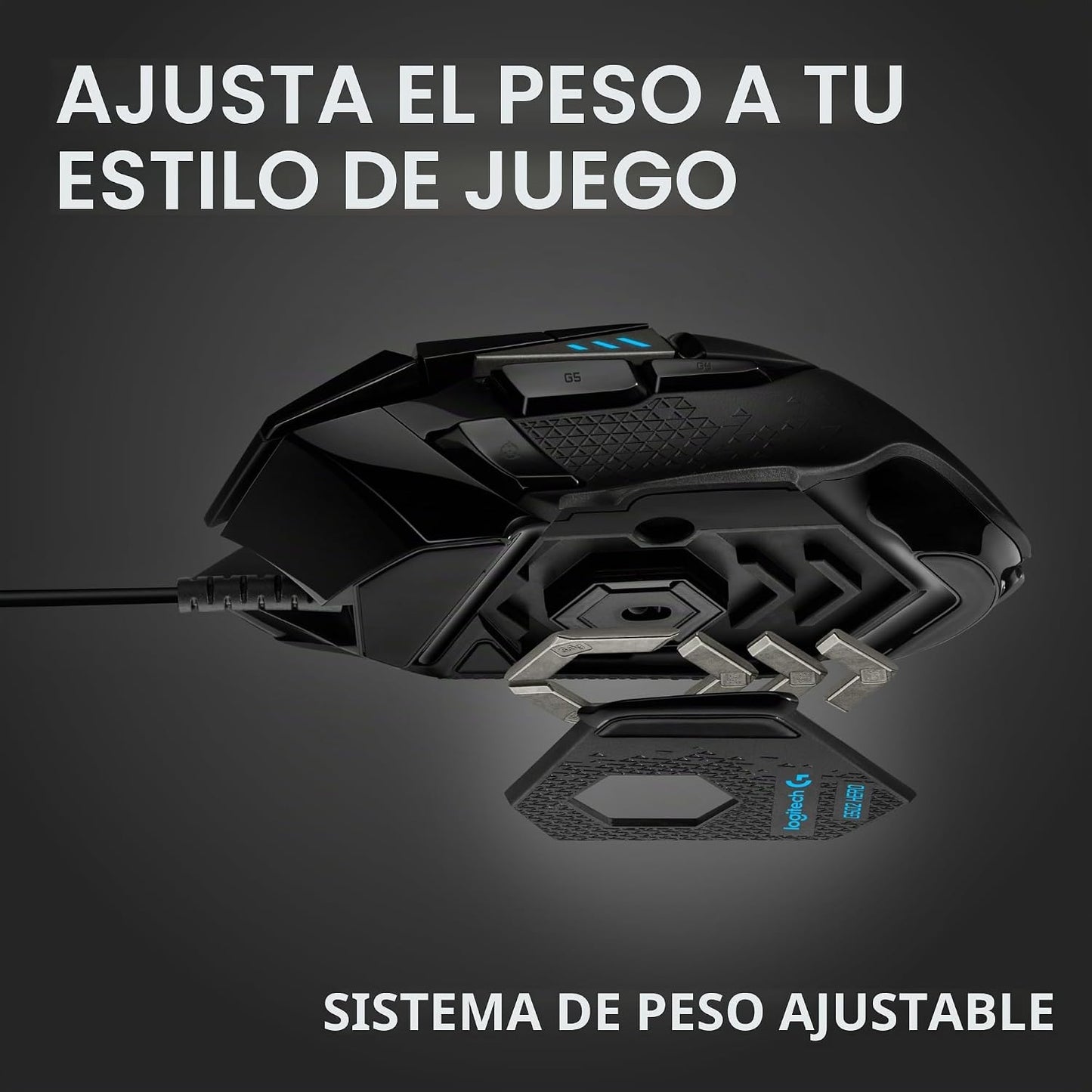 Logitech G Ratón para juegos con cable 502 Hero - Negro | Alto rend...