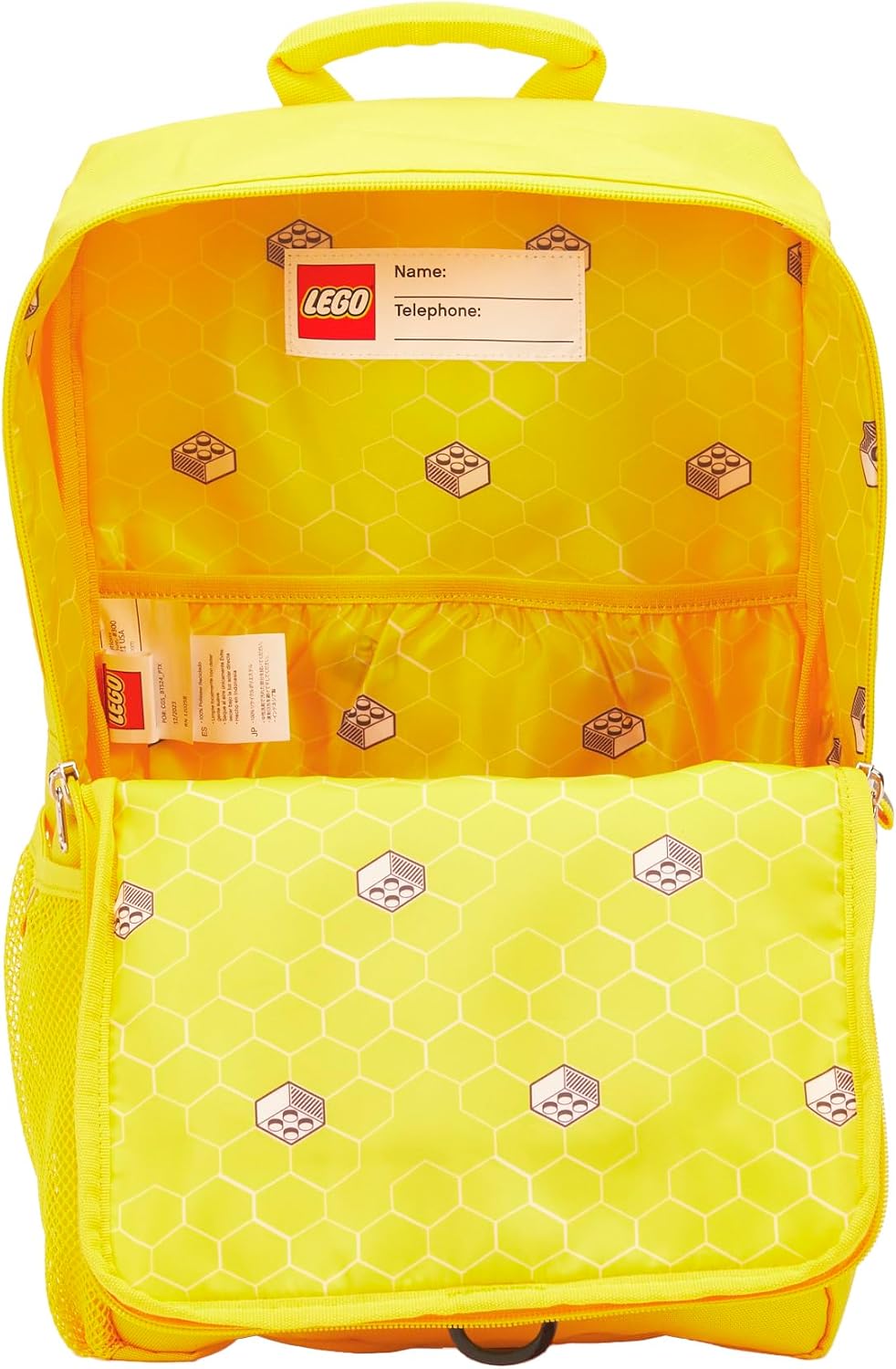 LEGO Mochila de ladrillo Lego - equipaje de mano morado, Amarillo,...