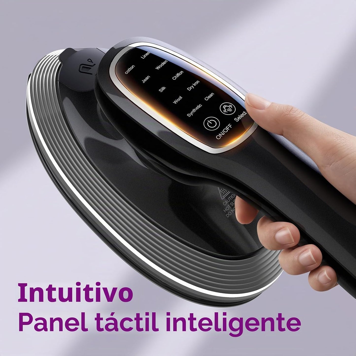 OGHom Vaporizador y plancha 2 en 1 para ropa, plancha de mano de 12...