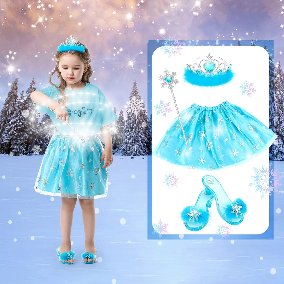 Juego de Zapatos de Vestir de Princesa, Juguetes de Vestir para Niñ...