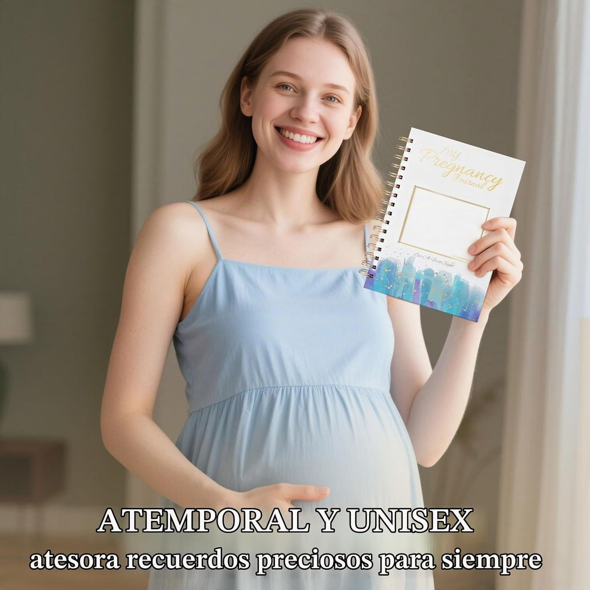 Diario de embarazo para madres primerizas, álbum de recortes de tap...