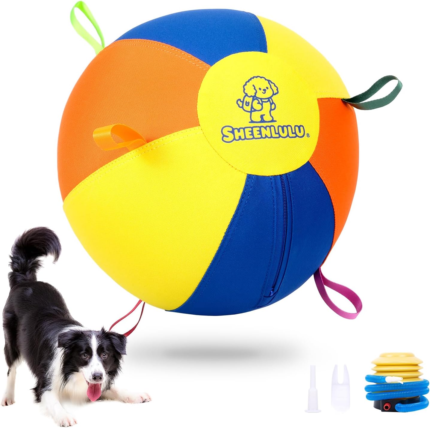 SHEENLULU Pelota de pastoreo para perros, bolas de entrenamiento de...