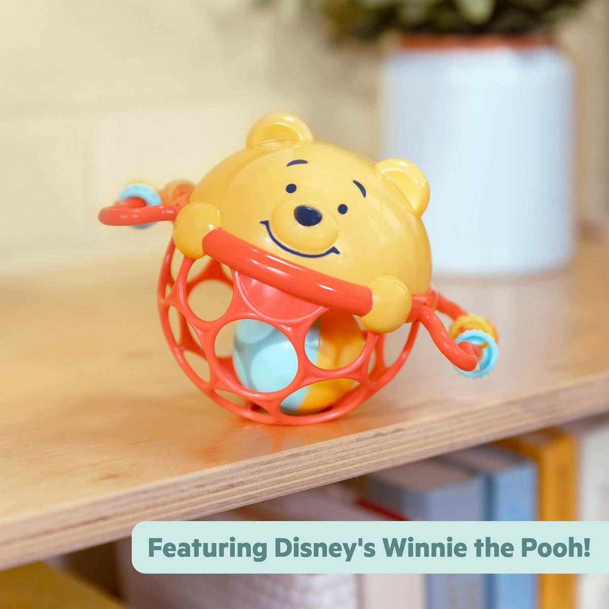 Bright Starts Disney Baby Winnie The Pooh Jingle & Shake Sonajero d...