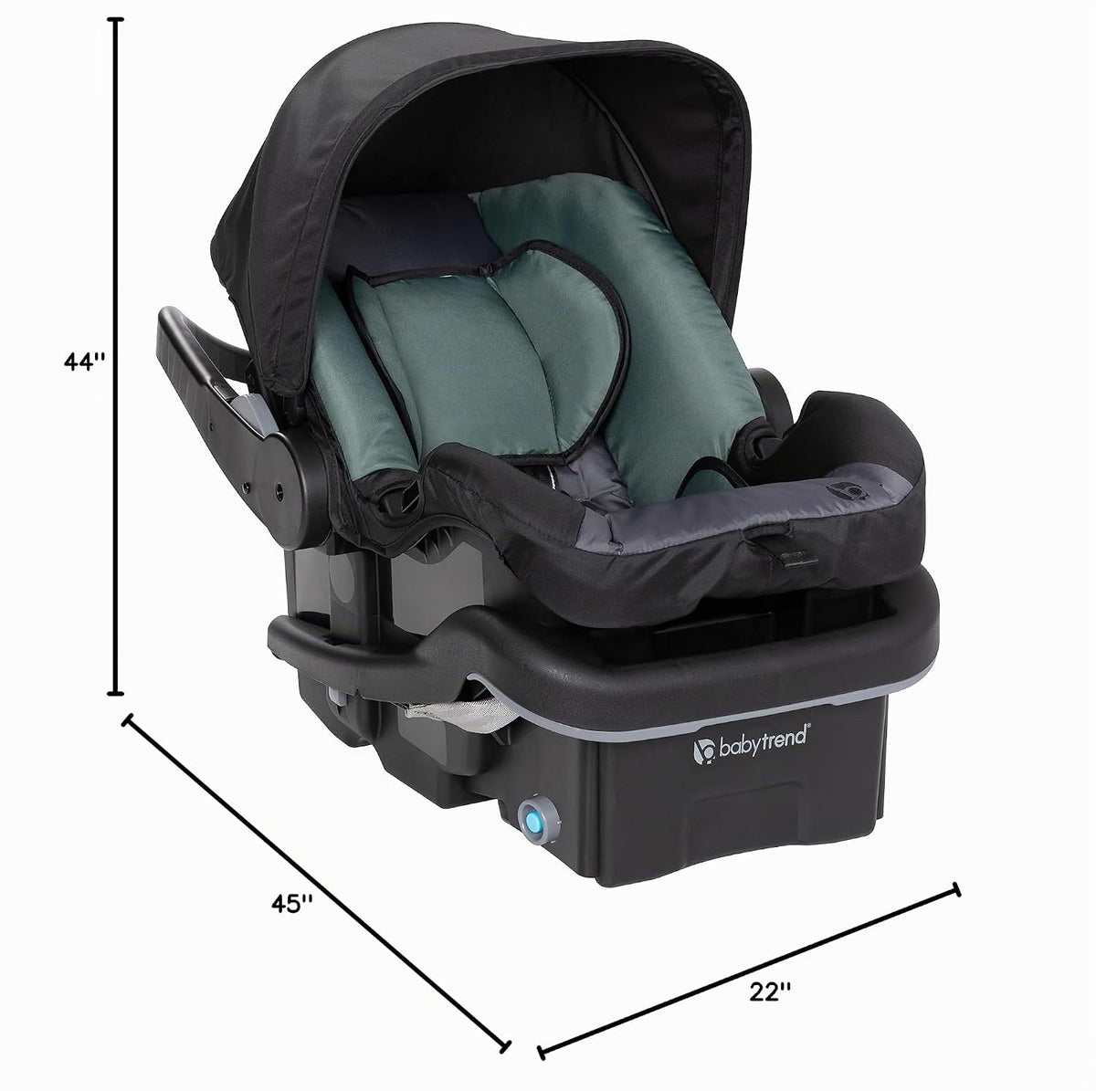 Baby Trend Expedition Jogger - Sistema de viaje, salvia dash
