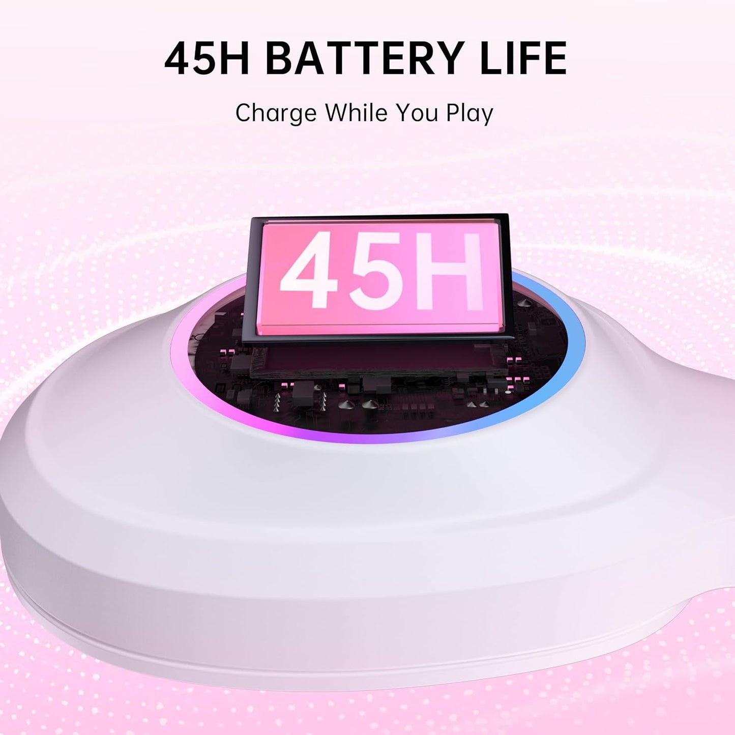 AOC Auriculares inalámbricos para juegos compatibles con PS5\/4, Sw...