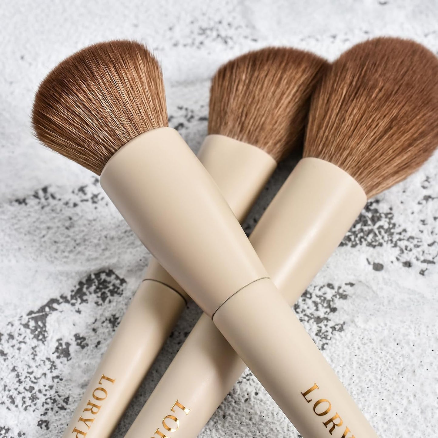 LORYP Juego de brochas de maquillaje etiquetadas de 18 piezas para...