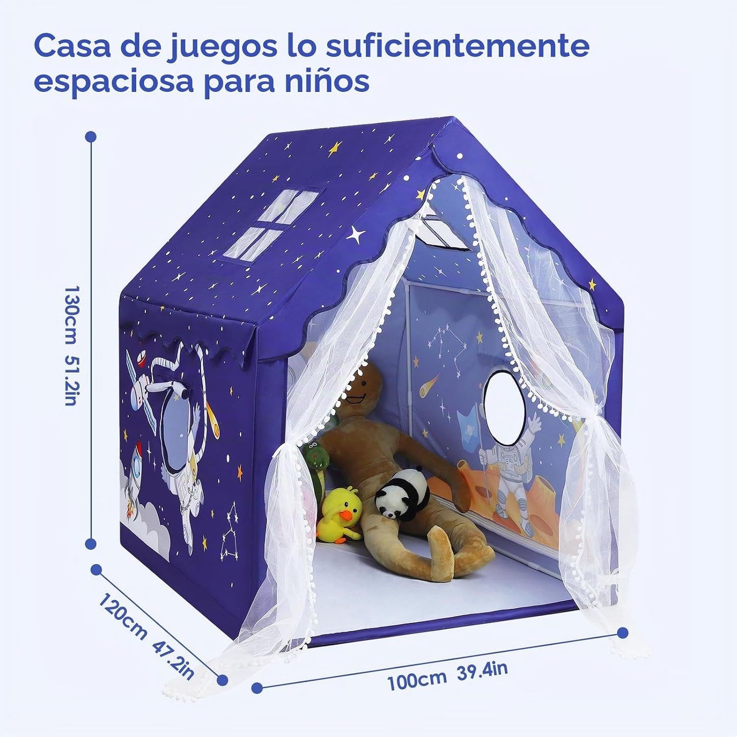 Tienda de campaña para niños, tienda de campaña para niños, grande...