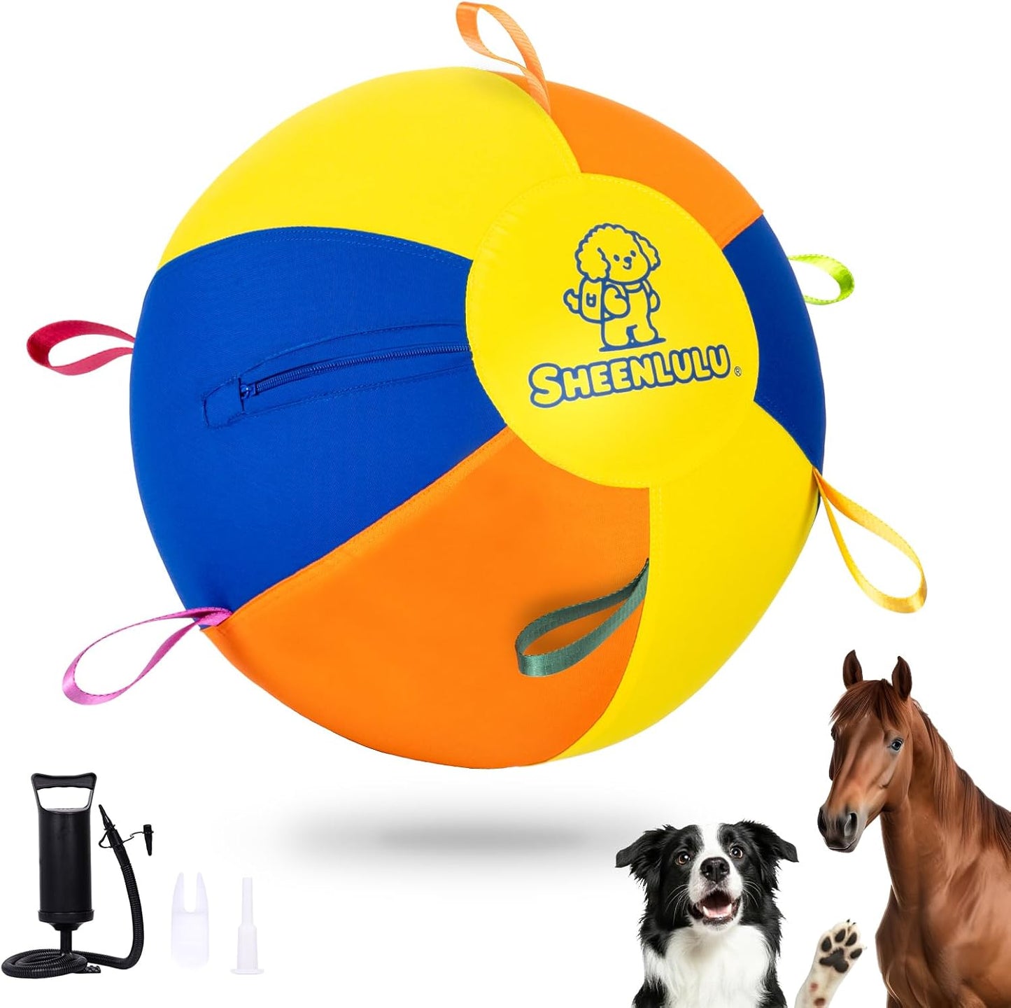 SHEENLULU Pelota de pastoreo para perros, pelotas de entrenamiento...