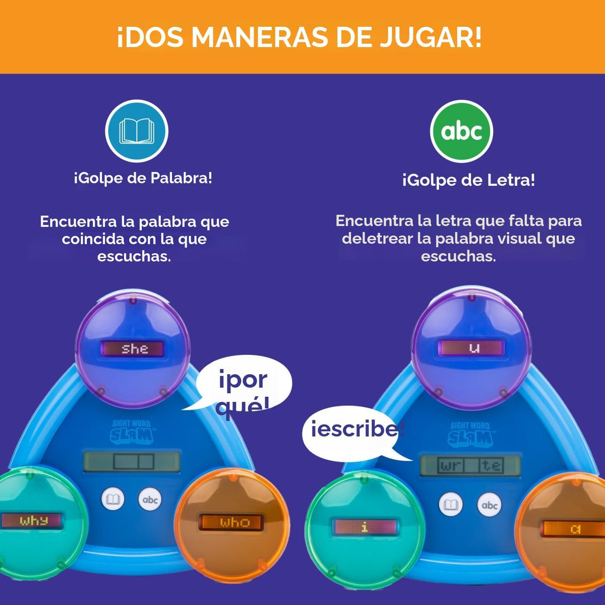 Educational Insights Sight Word Slam - Actividades de aprendizaje p...