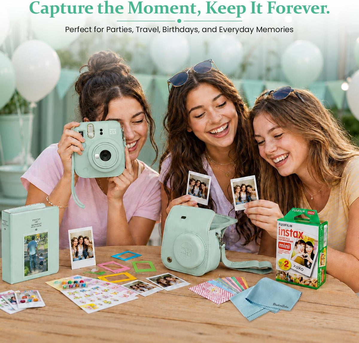 FUJIFILM Instax Mini 13 - Paquete de cámara instantánea con 20 hoja...