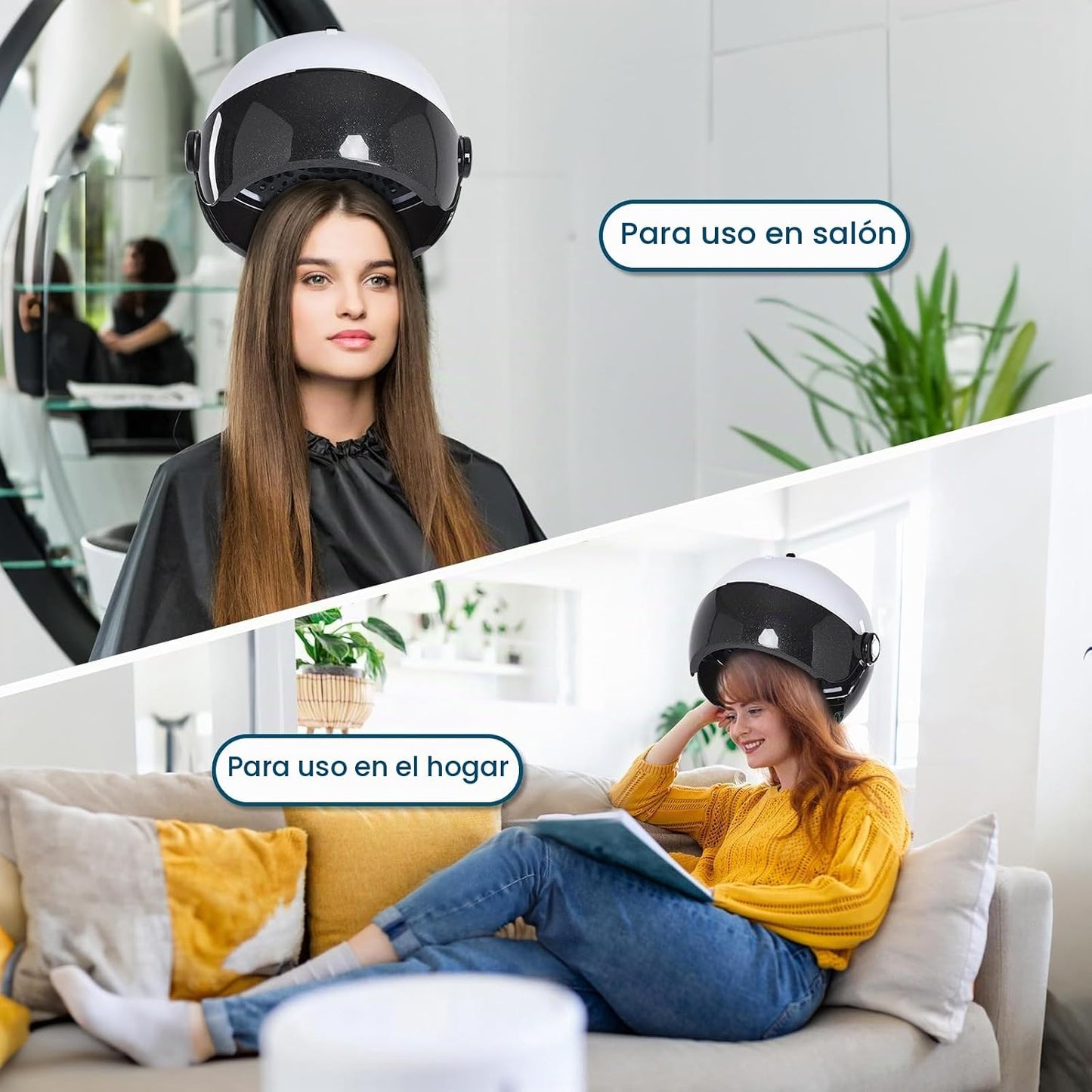 Secador de pelo con capucha, secador de campana profesional sobre r...