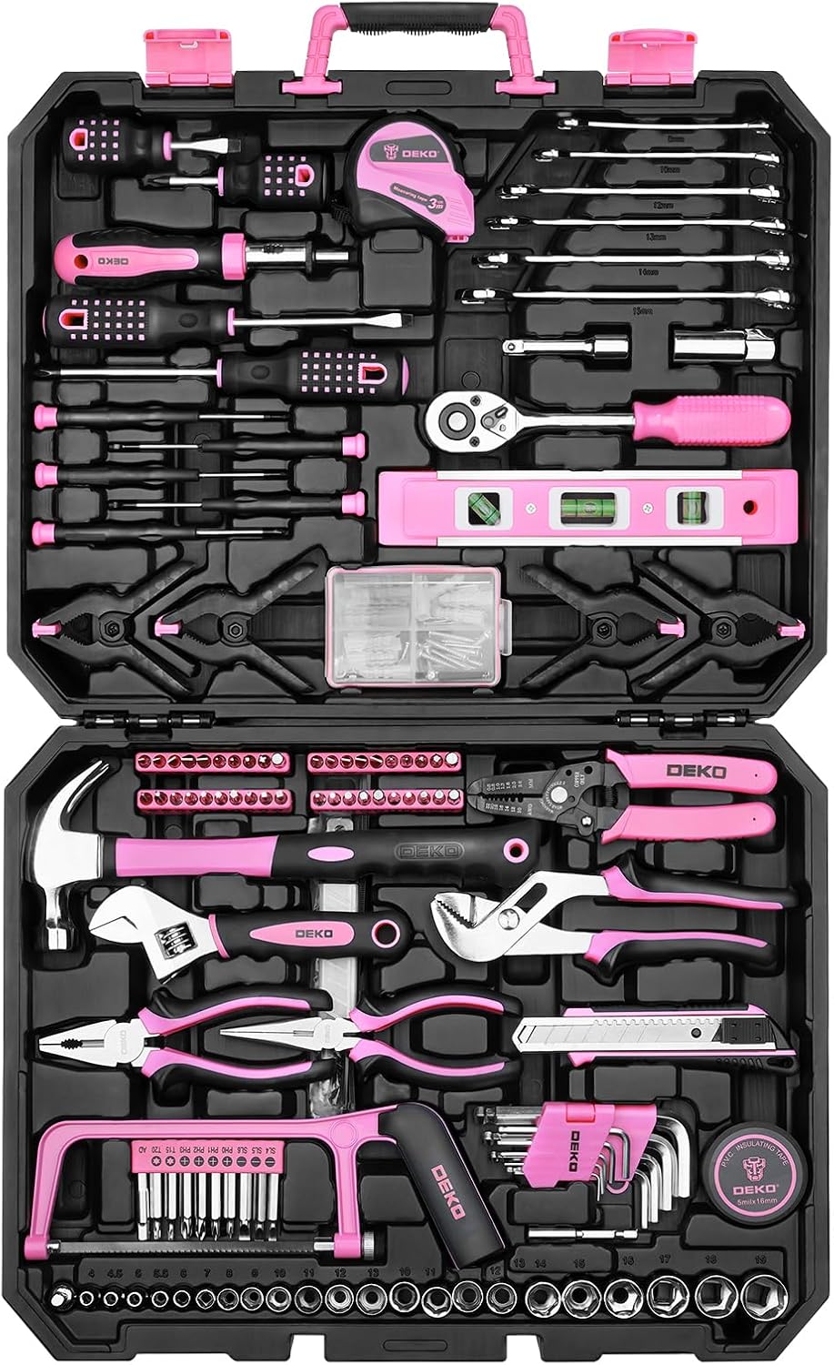 DEKOPRO Juego de herramientas: Kit de herramientas para el hogar de...