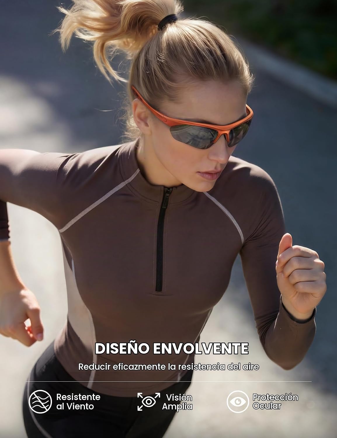 Lamicall Gafas de Sol Deportivas polarizadas de 22 g para Hombres y...