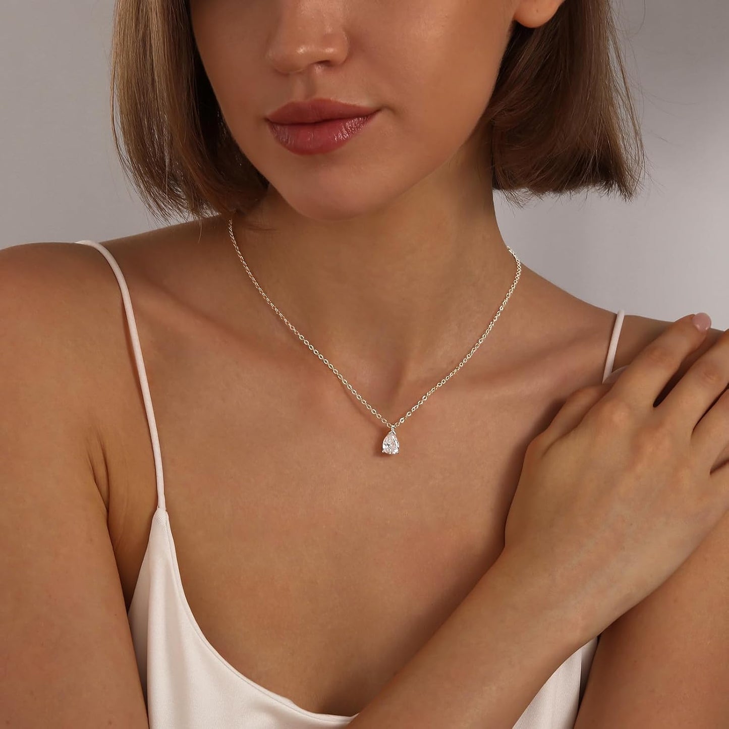 KISSCLOUD - Collar de oro para mujer, chapado en oro de 14 quilates...