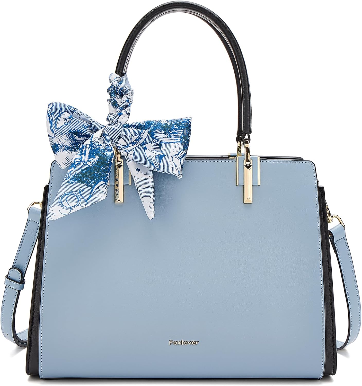 FOXLOVER Bolso Tote Mediano para Mujeres de Diseñador Vintage Satch...