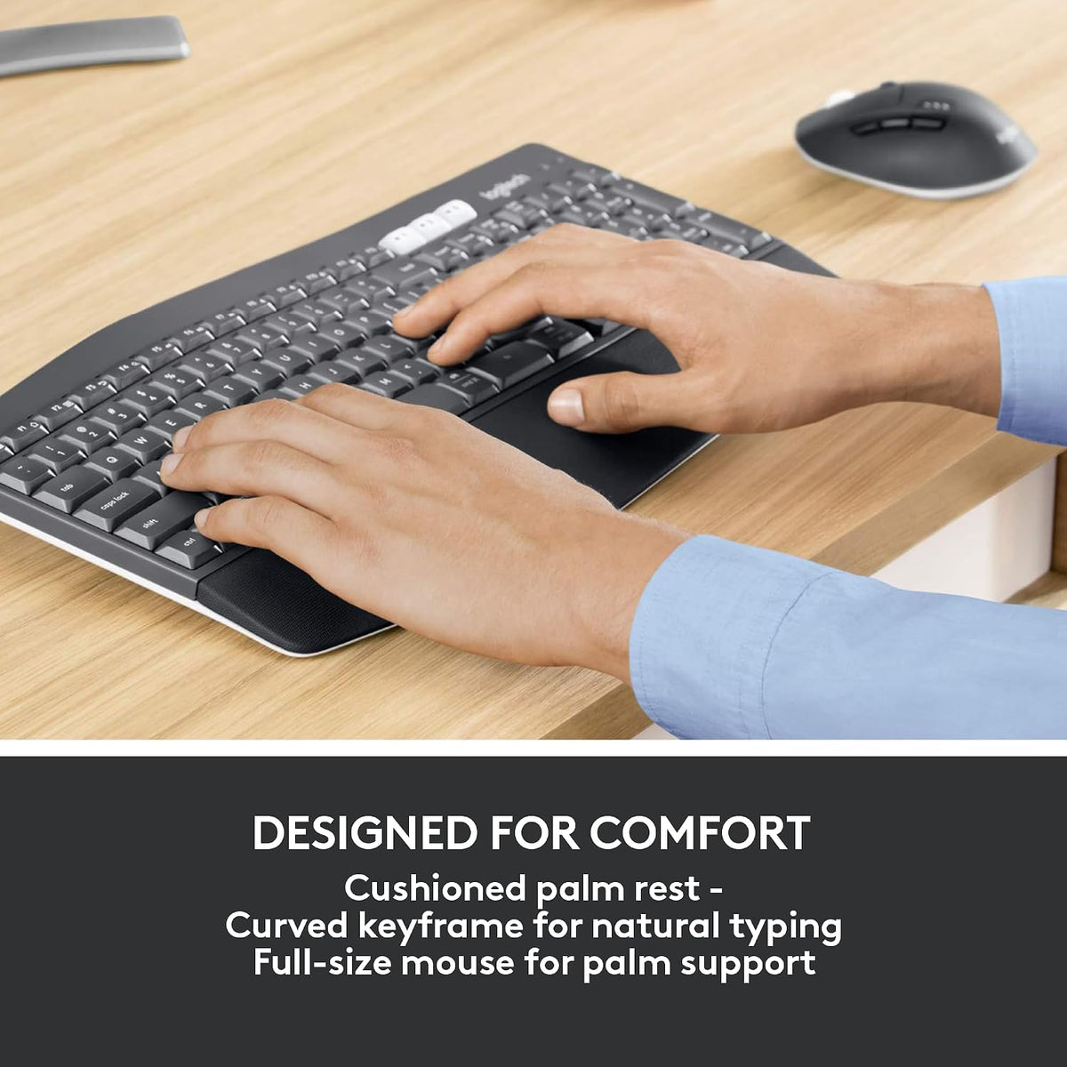 Logitech MK850 - Combo de teclado y mouse inalámbricos de rendimien...