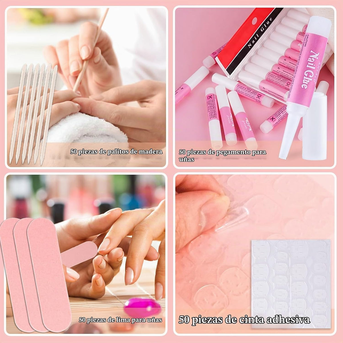 Kit de herramientas para uñas postizas para negocios - Kit desechab...