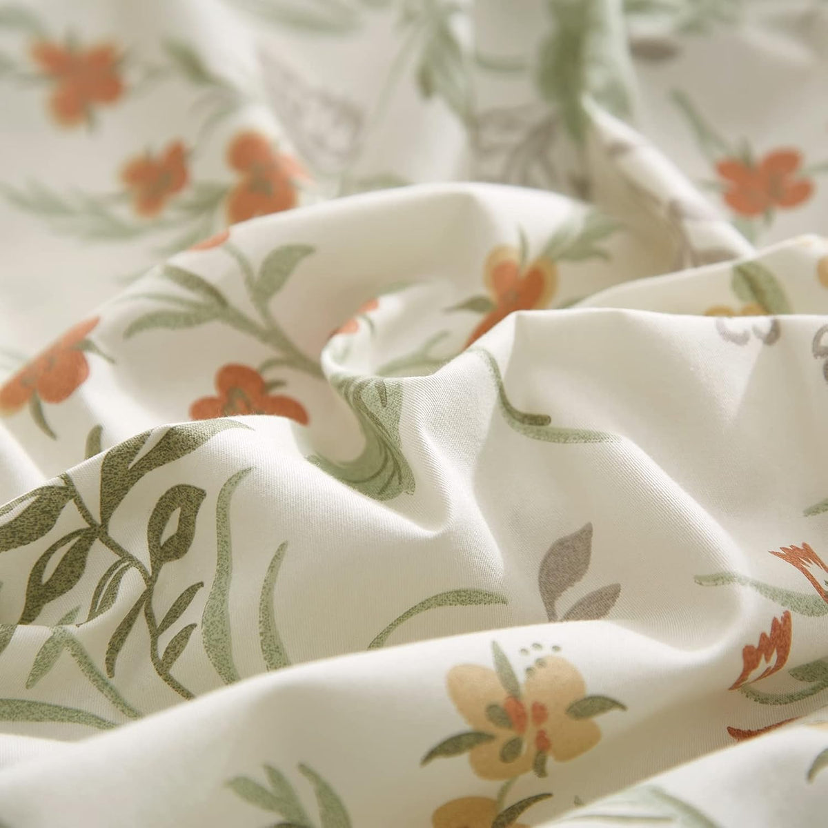 EAVD - Juego de edredón floral vintage fresco tamaño Twin XL, blanc...