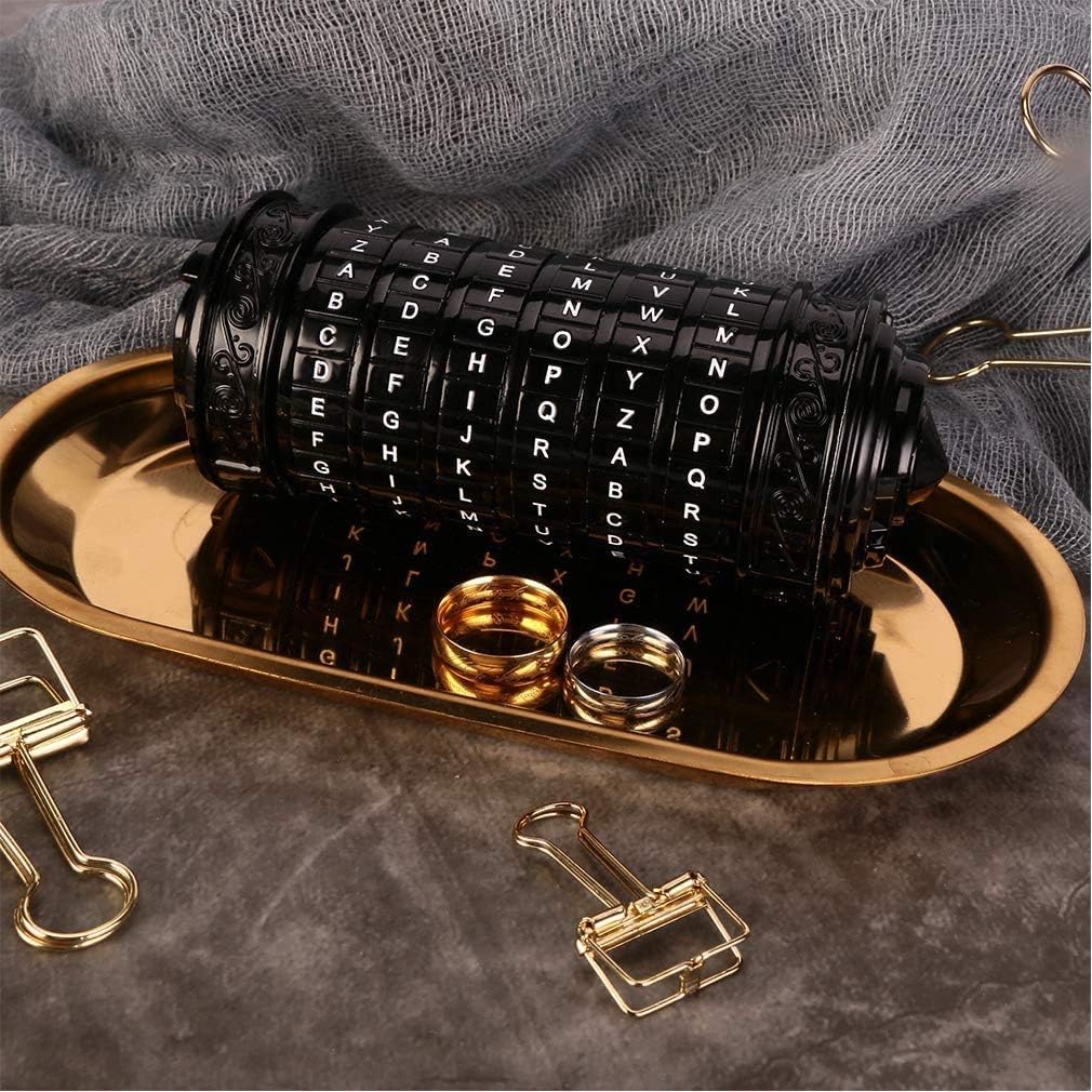 Cryptex Da Vinci Code Mini Cryptex Lock - Cajas de rompecabezas con...