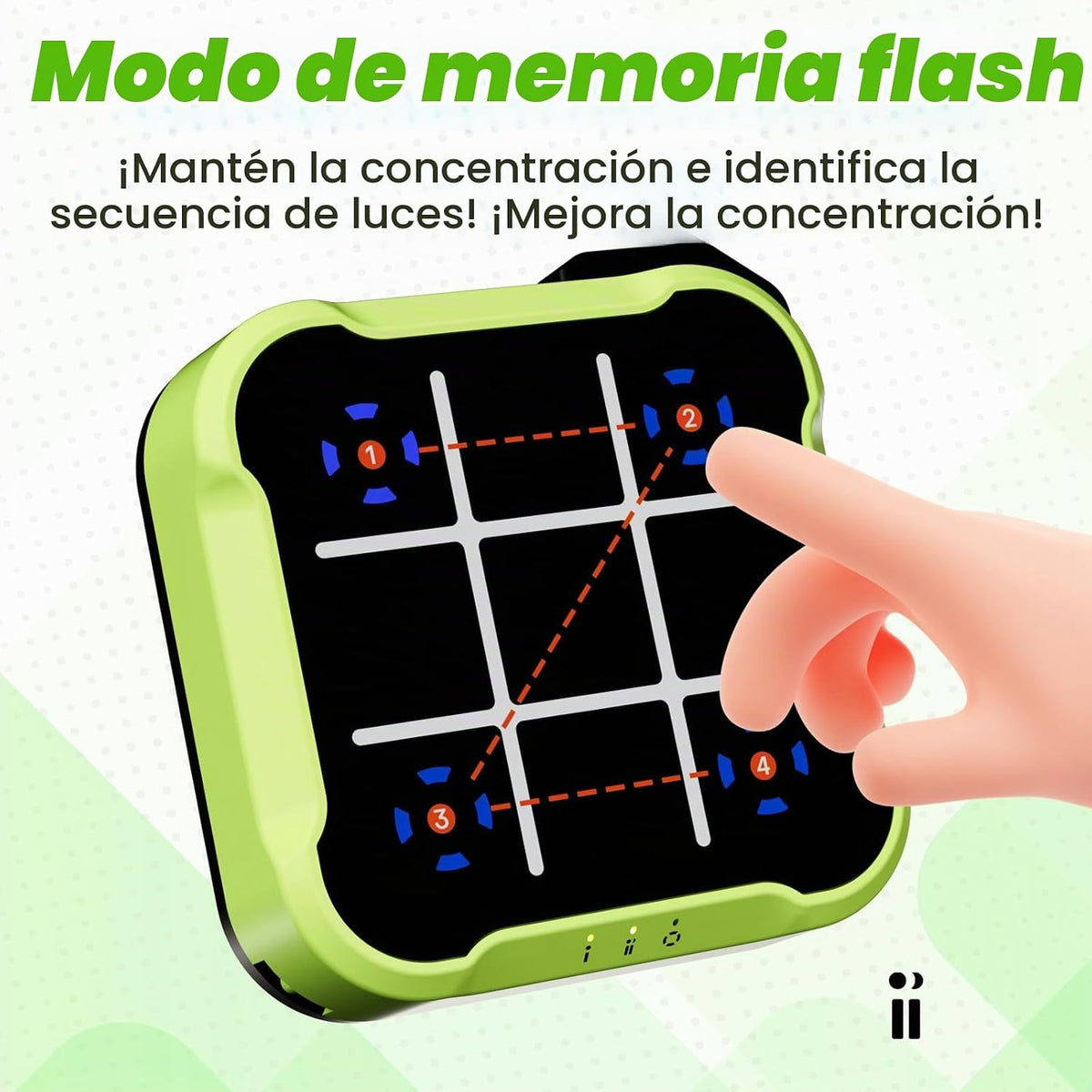 Juego electrónico Tic Tac Toe Bolt, Juego de mesa digital portátil,...