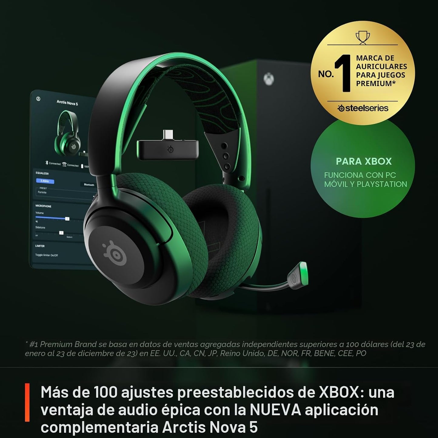 SteelSeries Arctis Nova 5X Auriculares inalámbricos multisistema pa...