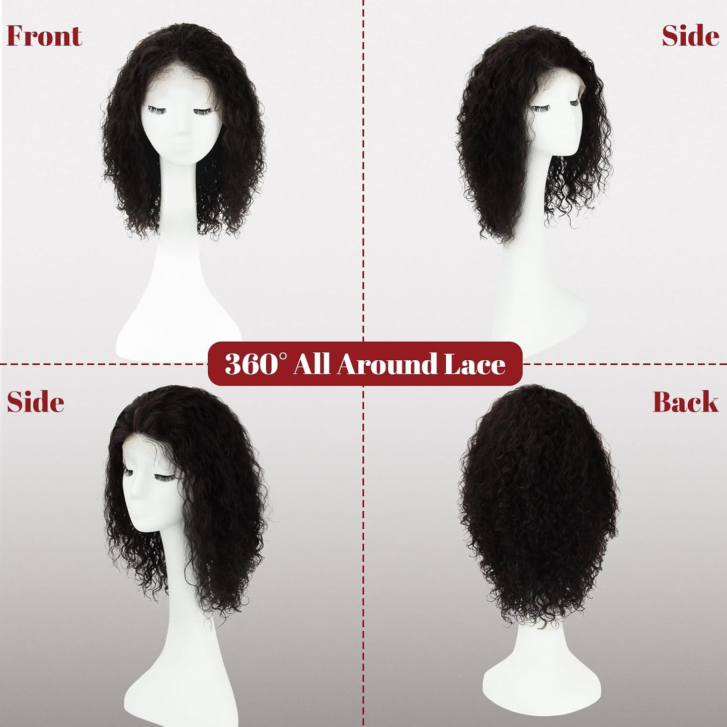 Pelucas SAFIRENY de cabello humano 13x4, pelucas con encaje frontal...