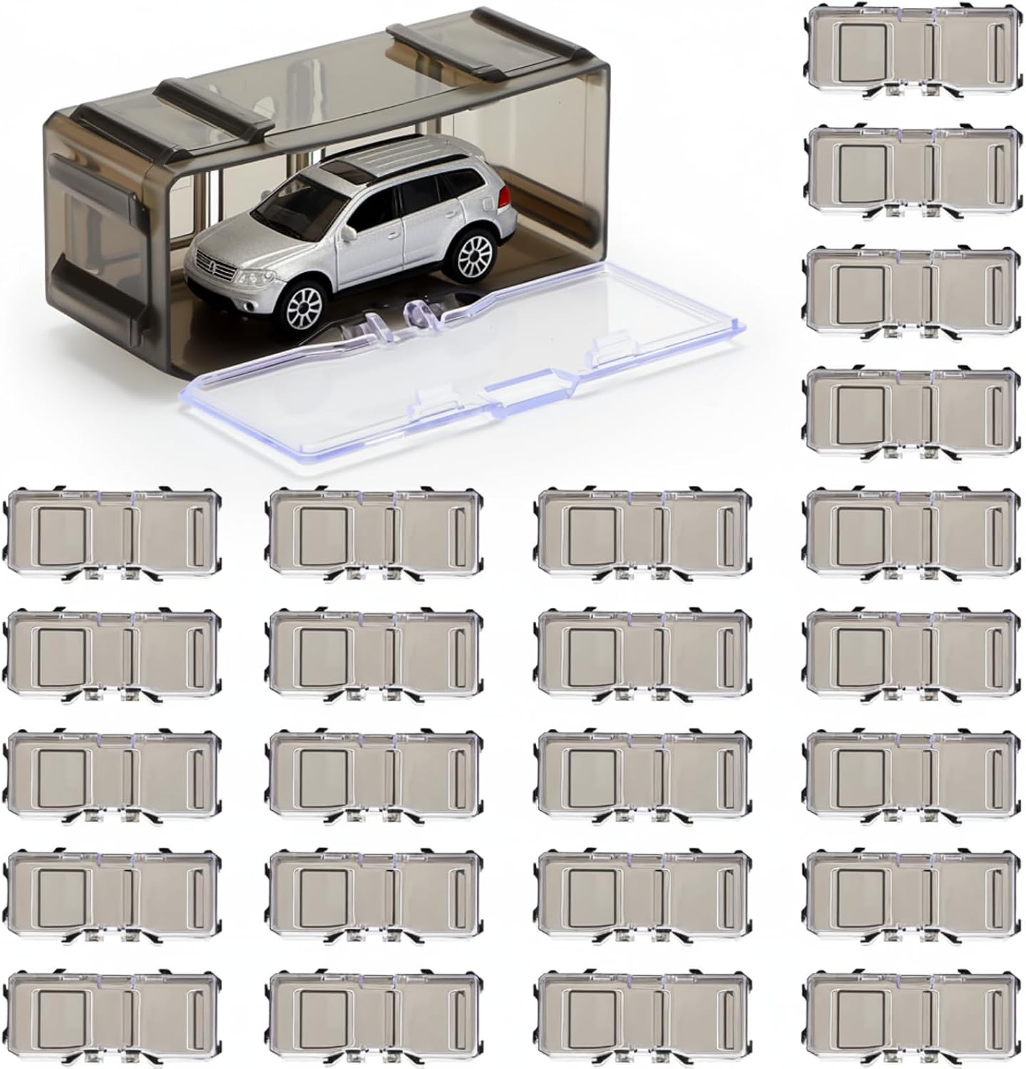 Marsui 100 piezas Caja de almacenamiento organizadora de coches de...
