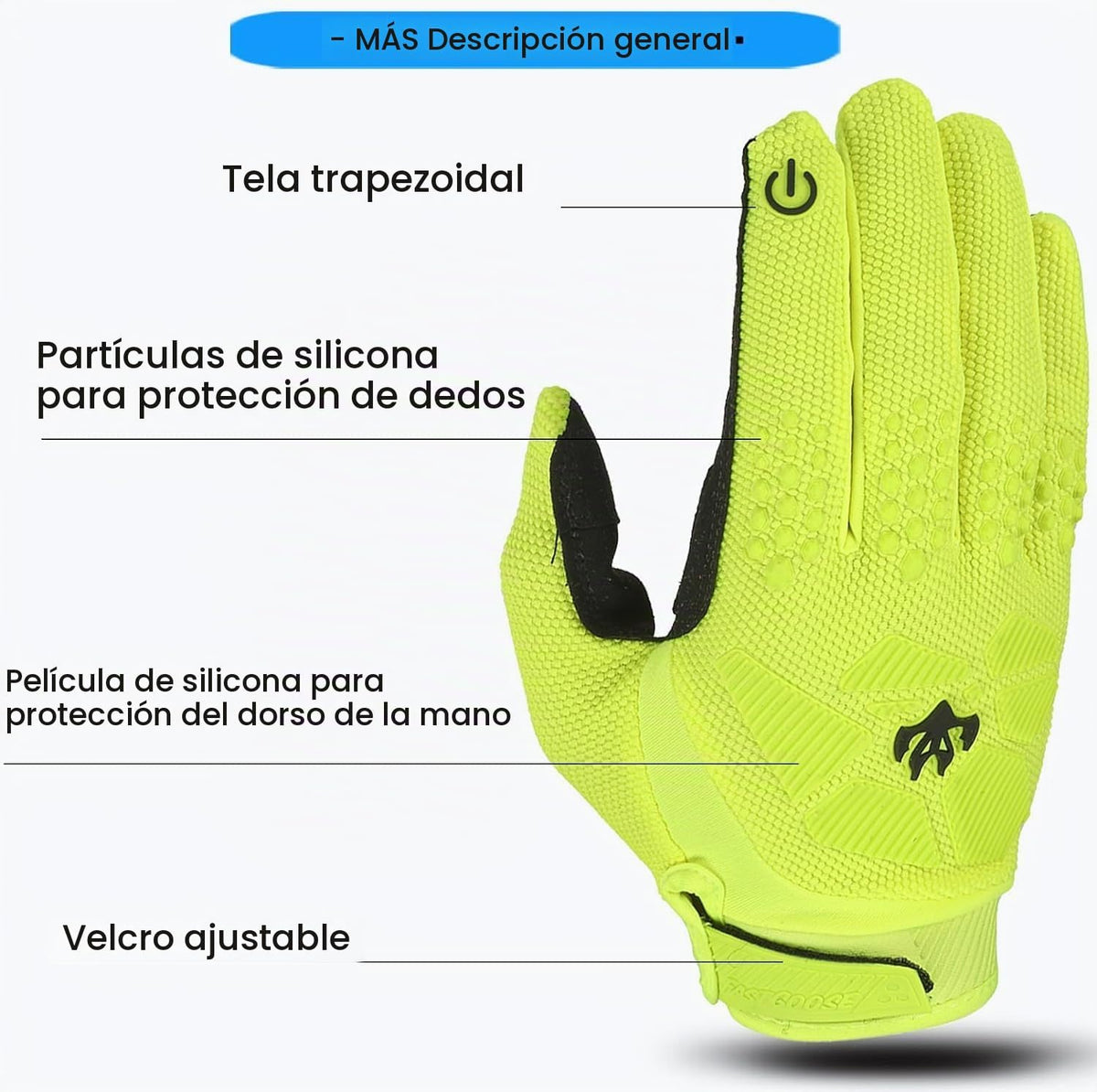Guantes de motocicleta con pantalla táctil TATACLEA para hombres y...