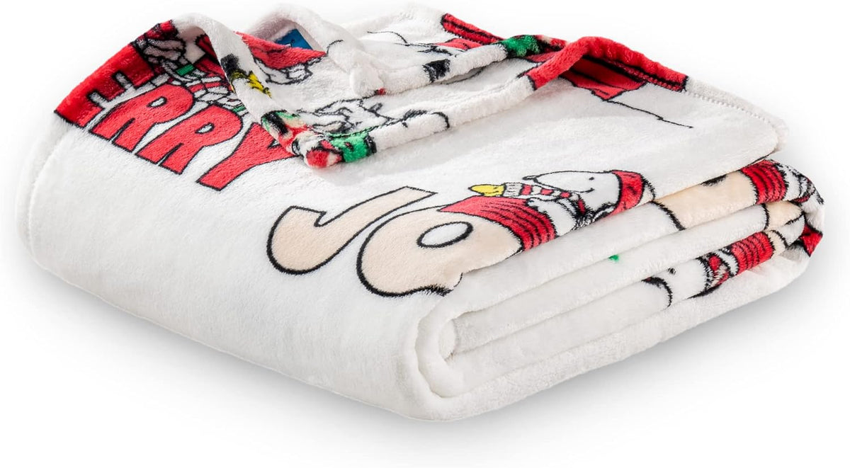 Berkshire Blanket Peanuts VelvetLoft - Manta de felpa de Snoopy con...