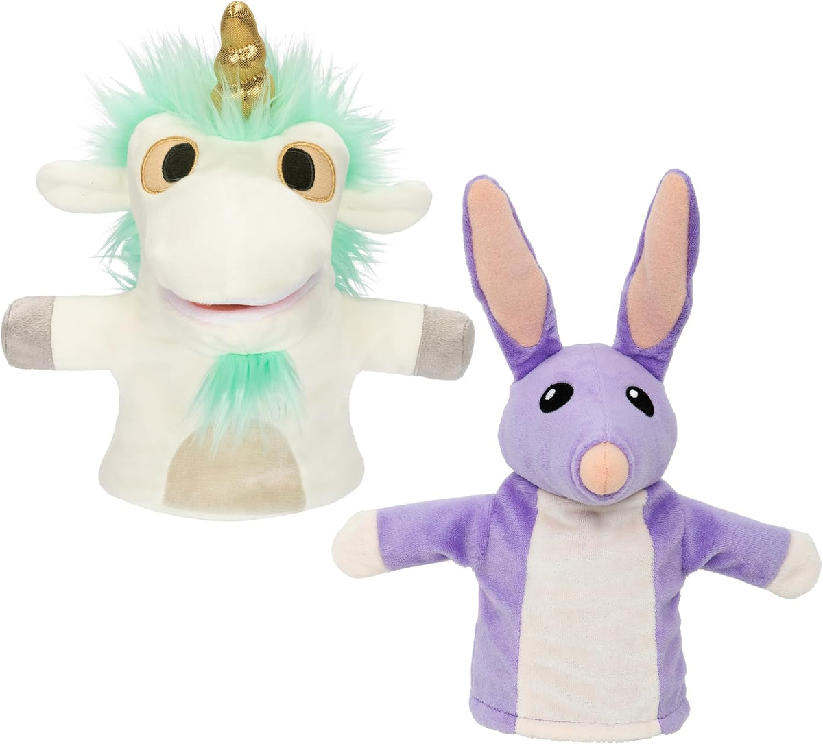 Bluey Unicorno y Bob Bilby - Pack de 2 títeres de mano de felpa \u2...