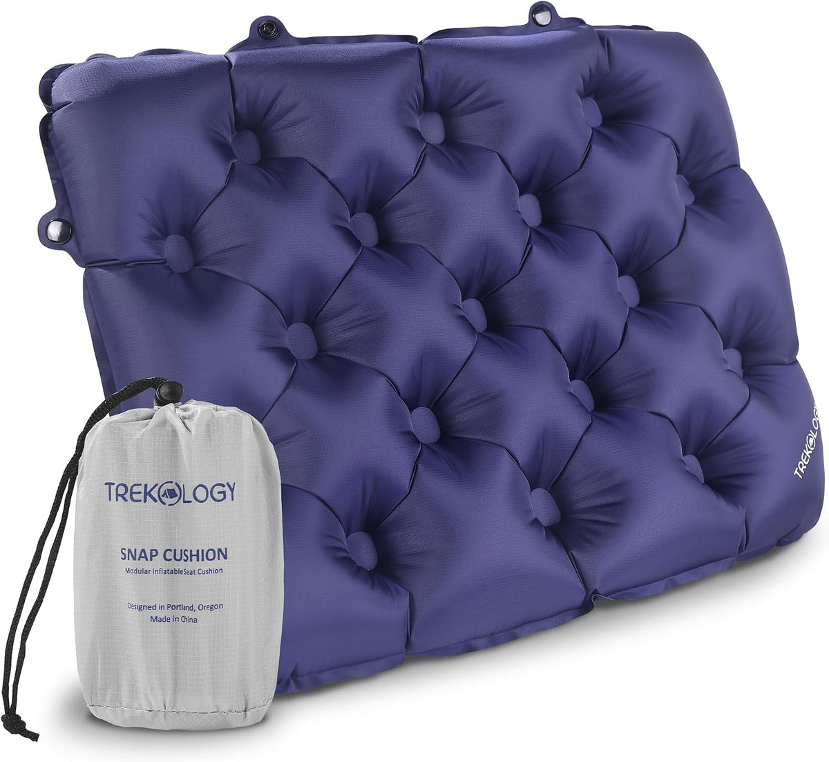 TREKOLOGY Cojín inflable para asiento de estadio para viajes aéreos...