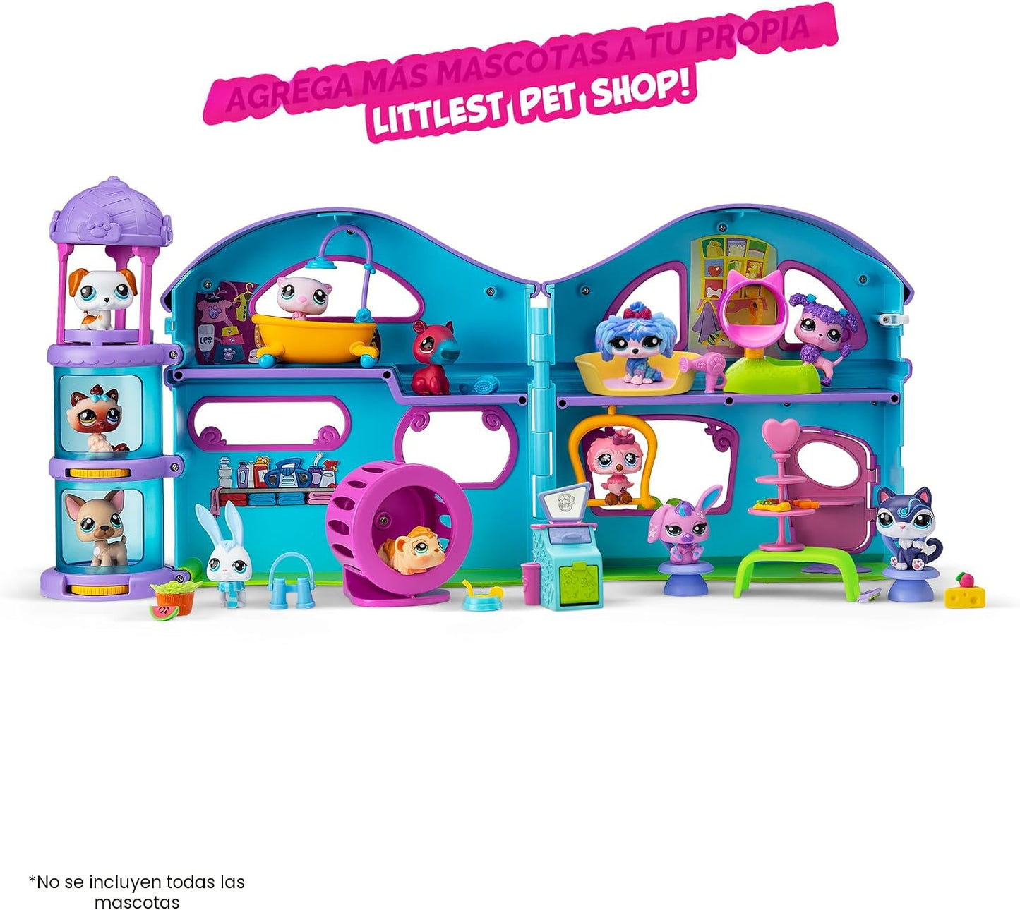 Littlest Pet Shop Playset - LPS Gen 7, auténticas figuras misterios...