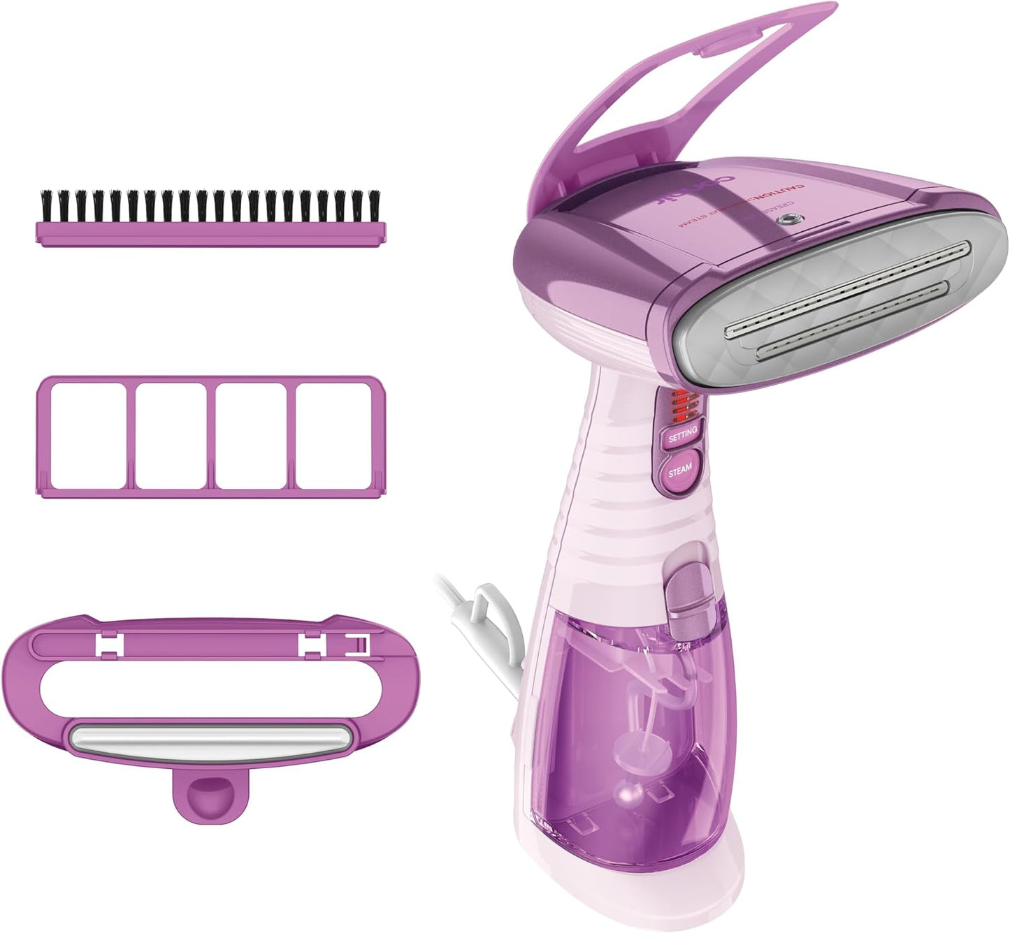 Conair Vaporizador de mano para ropa, vaporizador de tela Turbo Ext...