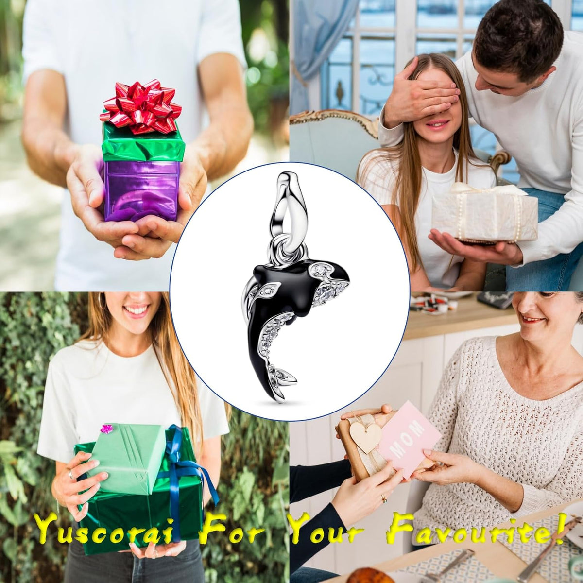 Yuscorai Bonitos dijes de moda para pulseras y collares, para cumpl...