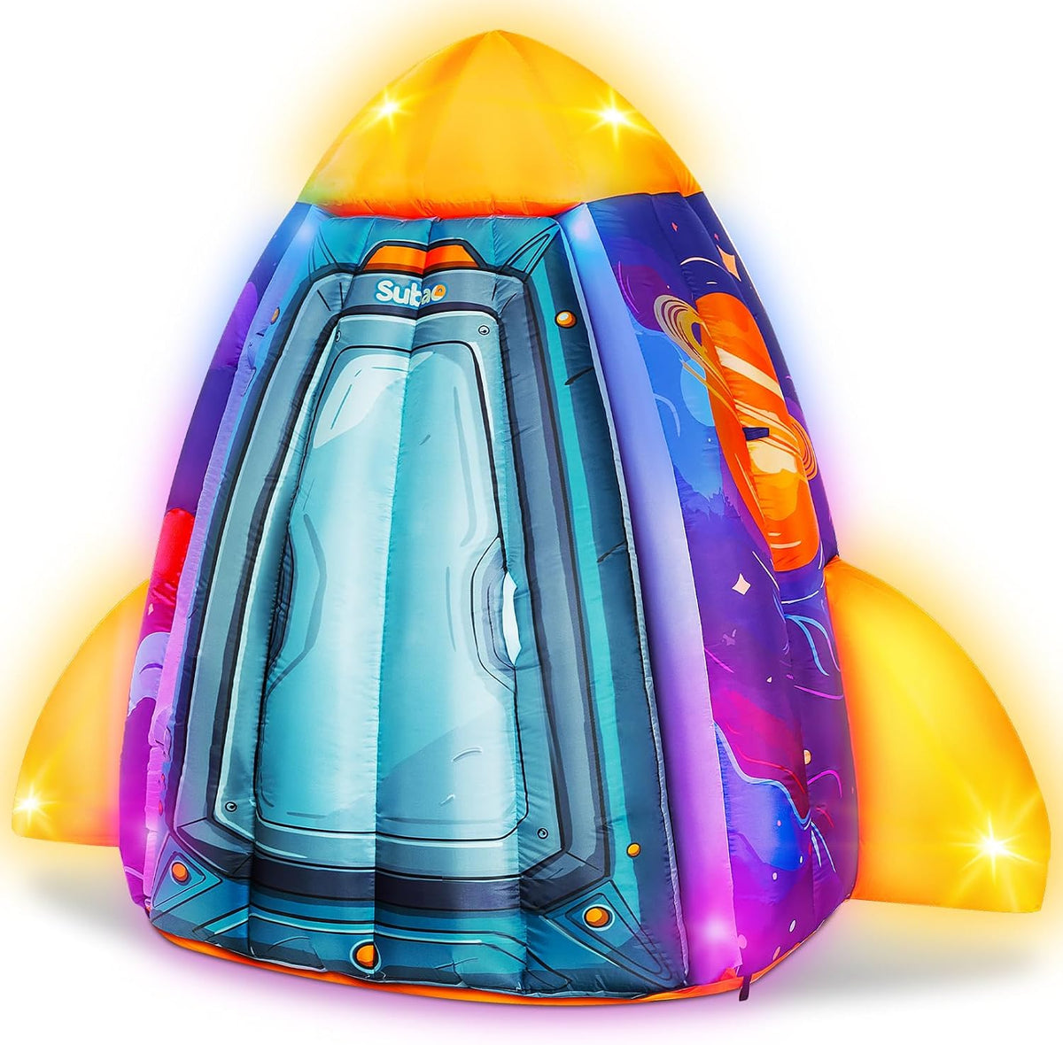 Subao Rocket - Tienda de campaña sensorial inflable con luz para ni...