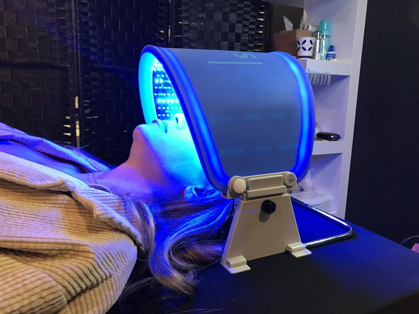 Hydraskincare - Terapia de luz roja para cara, máscara facial LED,...