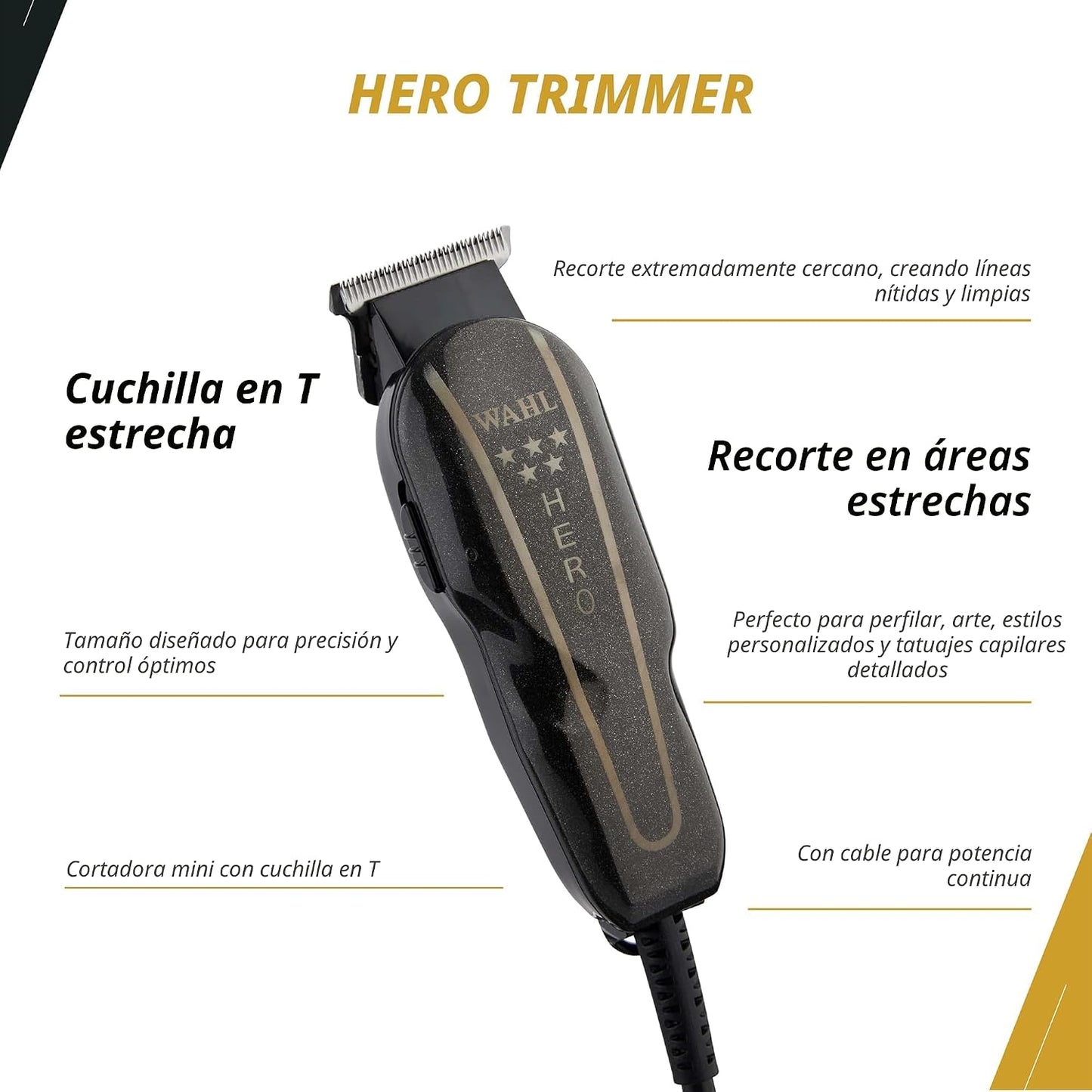 WAHL Professional kit de rasurado de 5 estrellas número 8180 | Moto...