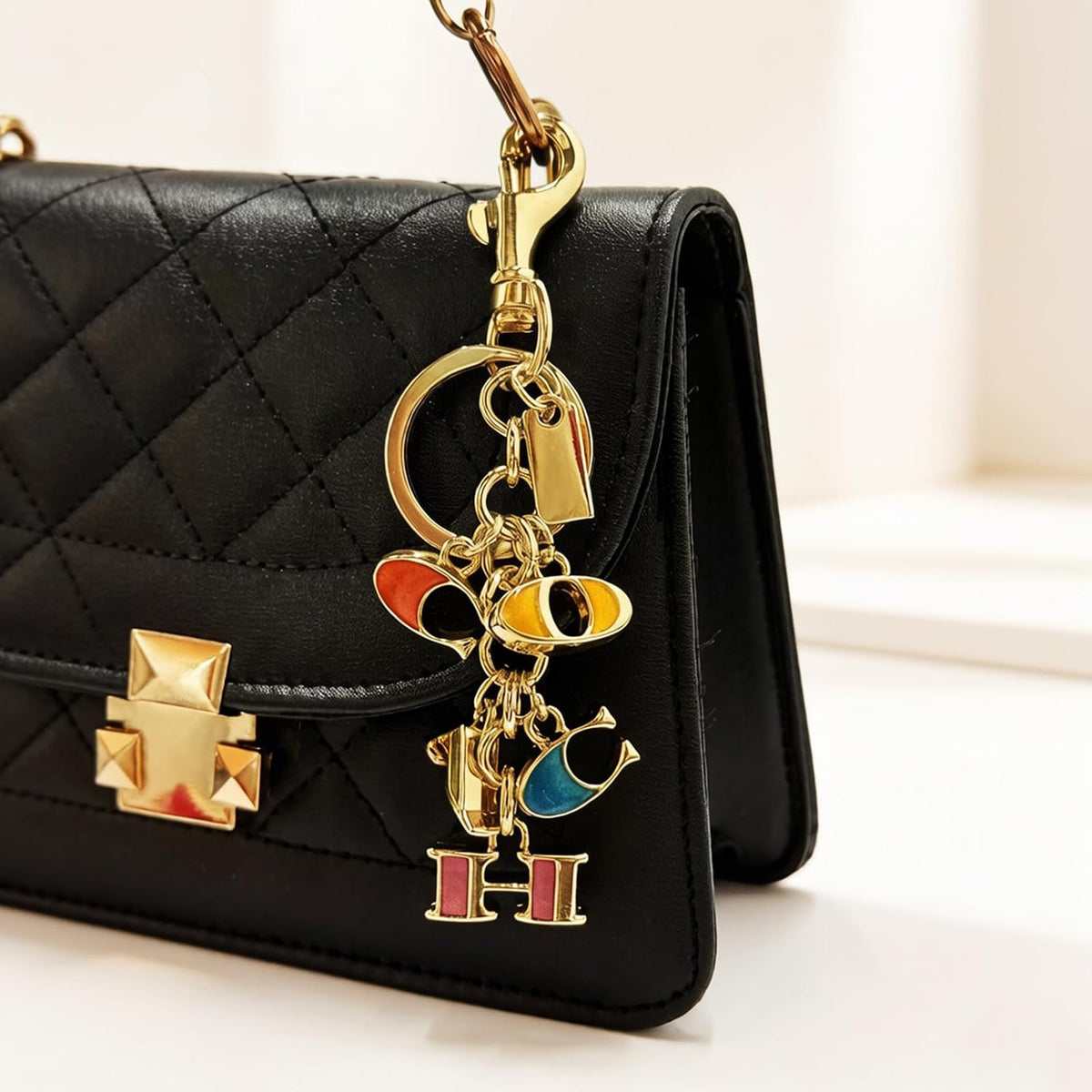Jueqiba Dije de bolso para mujer, dijes para bolsos