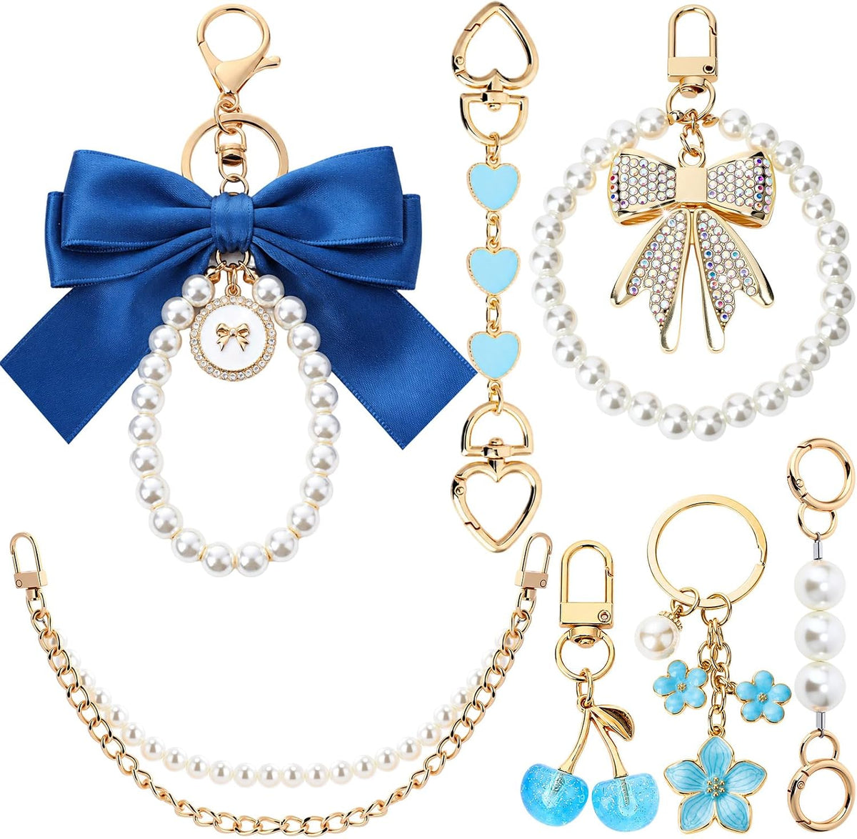 Sylixonae Juego de 7 piezas de accesorios para monedero con extenso...