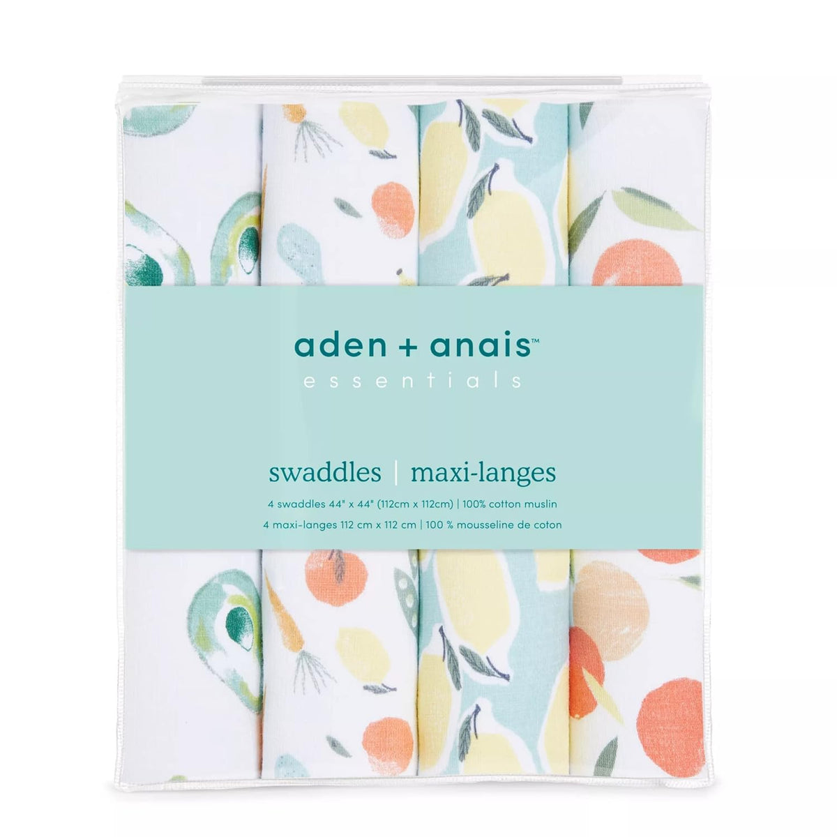 aden + anais, mantas de muselina Essentials para envoltura de recié...