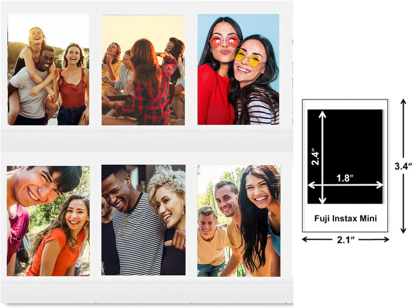 Película instantánea Fujifilm Instax Mini (15 paquetes de 2 unidade...