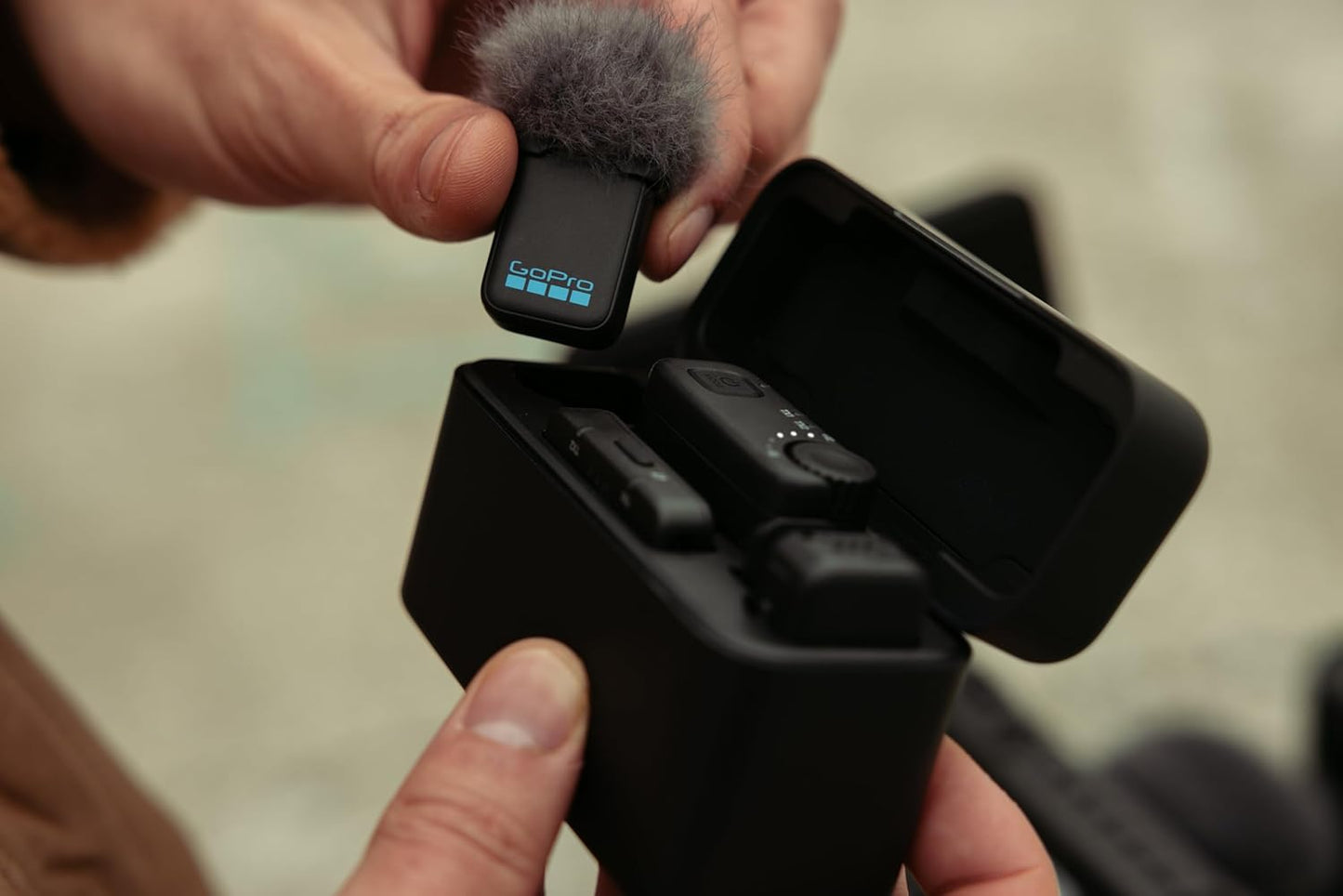 GoPro Kit completo de micrófono inalámbrico (2 TX, 2 RX, estuche de...