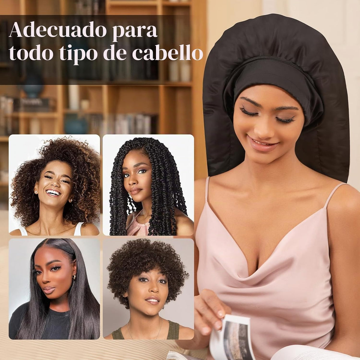 Amzpic Tapa térmica para vaporizador de cabello para acondicionamie...